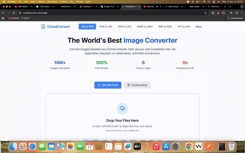 Best Free Image Converter | JPG, PNG, HEIC, WebP, BMP, TIFF